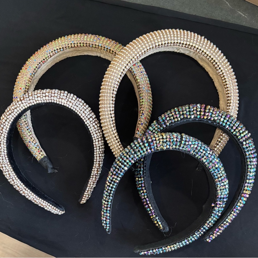 Elegant Multicolor Beaded Headbands